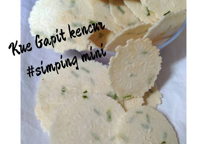 Resep Kue Gapit Kencur #Simping Mini Oleh Juni Dwianggiani - Cookpad