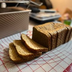 A picture of Deidre’s Keto Bread recipe (with gluten).