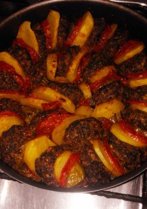 صورة لوصفة صينية بطاطس بالكفتة