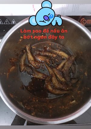 Hình của món Cá bống kho cay.