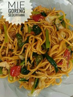 Foto resep Mie goreng sederhana