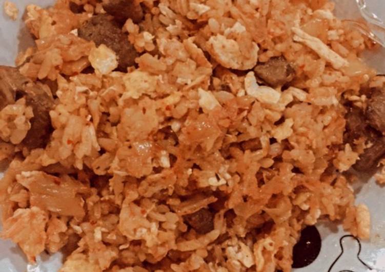 Bagaimana Menyiapkan Nasi goreng Kimchi Simple yang Menggugah Selera