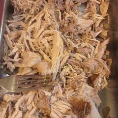 Slow cooker ginger beer pulled pork A picture of Slow cooker ginger beer pulled pork.
