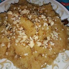 A picture of Suji ka halwa.