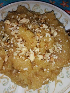 A picture of Suji ka halwa.