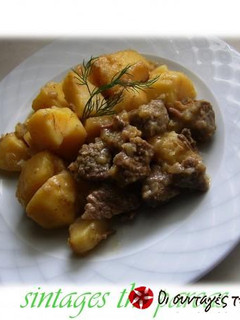 A picture of Beef with lemon sauce.