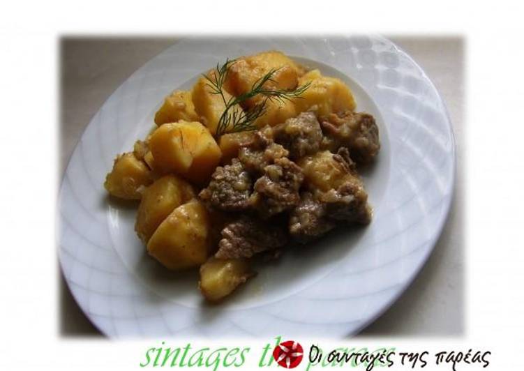Recipe of Super Quick Homemade Beef with lemon sauce