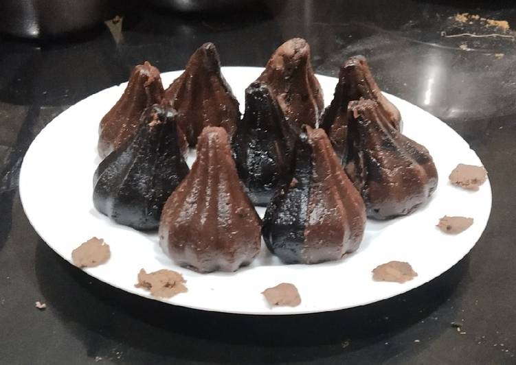 Step-by-Step Guide to Make Speedy Chocolate Modak oreo plus Hide and seek