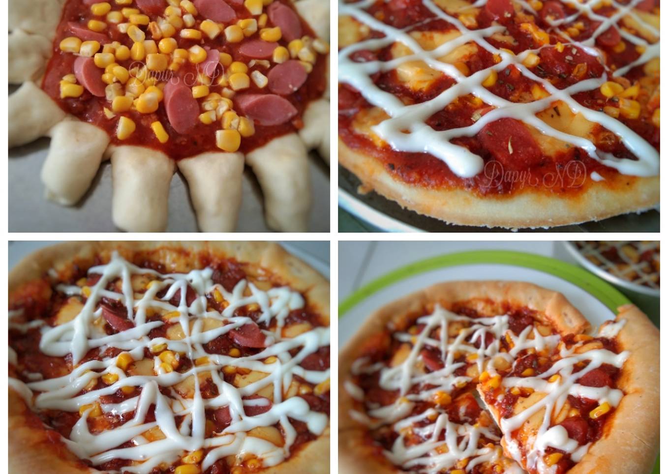 Pizza ala ala (Italian crispy pizza)