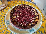Une photo de cerises et mascarpone