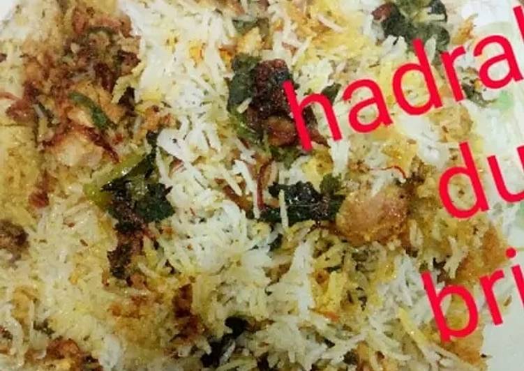 Simple Way to Cook Favorite Hydrabadi dum bryani