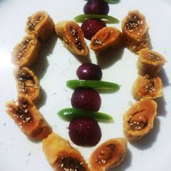 A picture of Stuffed Soya Granules in Carrot Besan Kebabs.