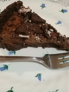 A picture of Oreo fridge tart.