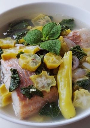 Hình của món Canh CÁ nấu khế & húng chanh.