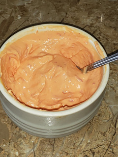Una foto de Salsa de pimiento rojo