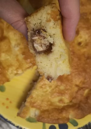 Une photo de Délice aux pommes, noix de coco et schokobon