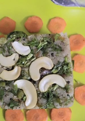 स्वादिष्ट वेजिटेबल उपमा रेसिपी मुख्य फोटो