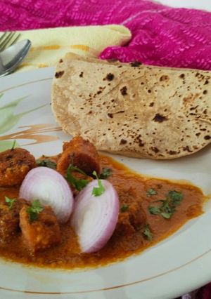 रैसटारंट स्टाइल गट्टे कि सब्जी रेसिपी मुख्य फोटो