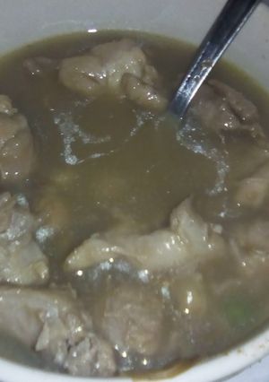 صورة لوصفة شوربة بصدر الدجاج والخظار