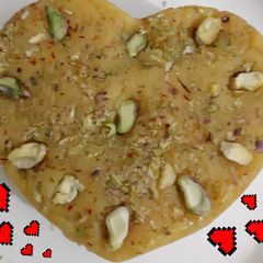 A picture of Mogar Moong Dal Halwa.