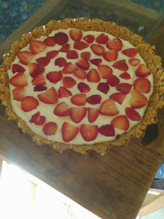 Una foto de Tarta de Frutillas con Crema