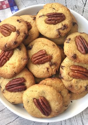 Une photo de Cookies au chocolat et noix de Pécan