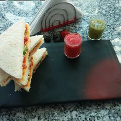 A picture of An energetic sandwich.