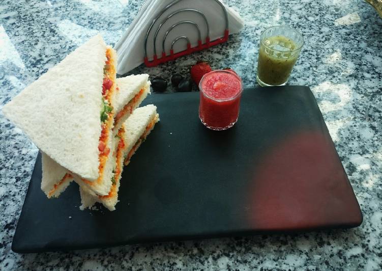 Recipe of Tasty An energetic sandwich