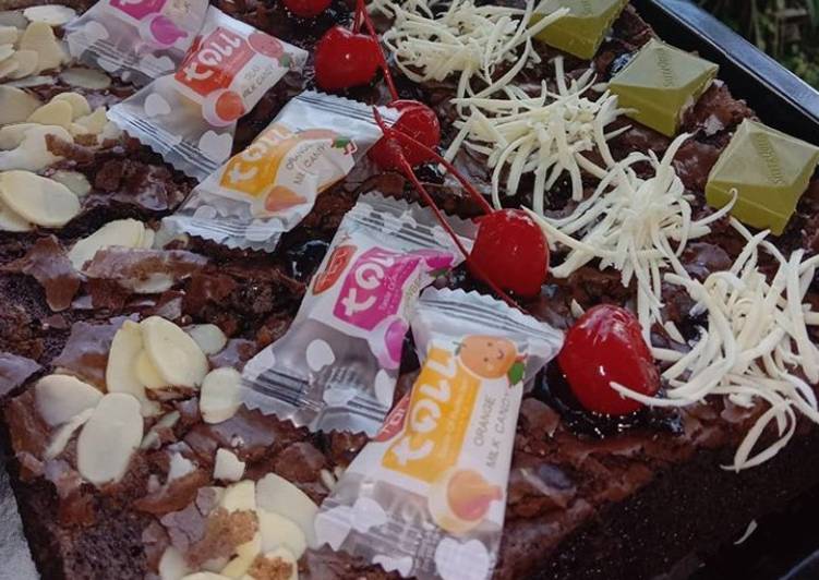 Resep Fudgy shiny brownies, Lezat Sekali