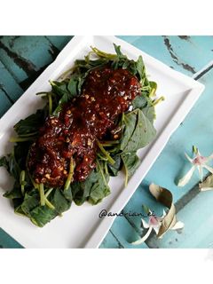 Foto resep Brambang Asem Kangkung