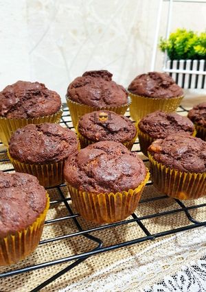 Foto resep Banana choco muffin