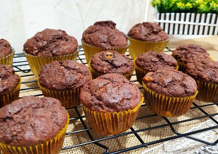 Banana choco muffin