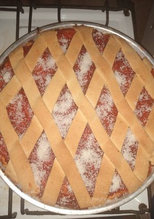 Una foto de Pasta Frola de membrillo