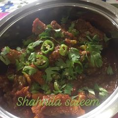 A picture of Mutton makhni handi.