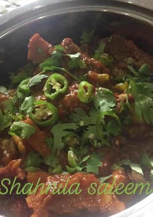 A picture of Mutton makhni handi.