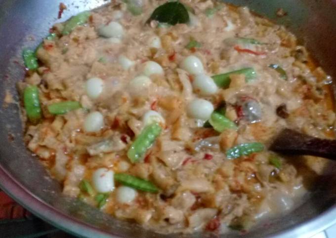 Resep Sambal goreng krecek telor puyuh#bikinramadanberkesan, Enak Banget