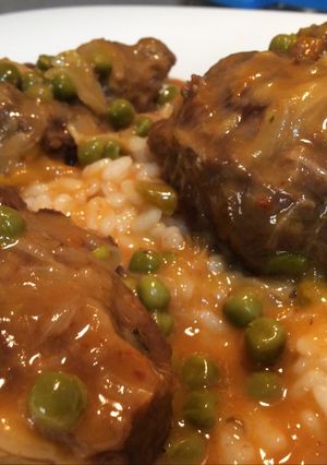 Una foto de Carrilleras en salsa de ñora GM E y F