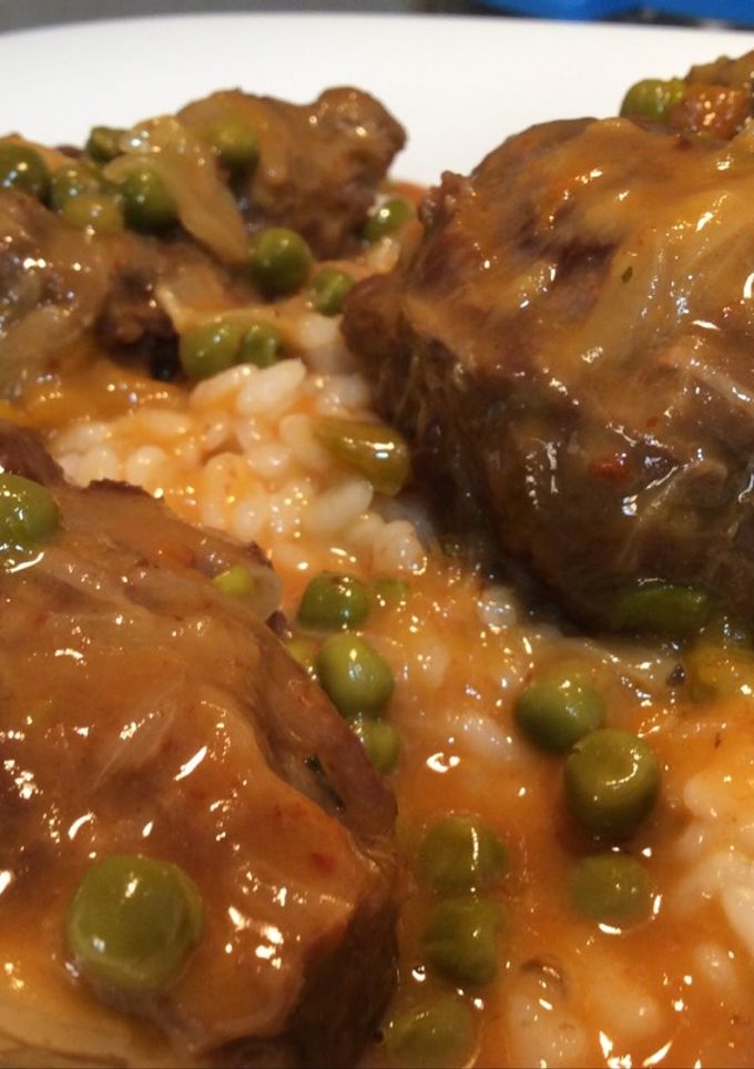 Una foto de Carrilleras en salsa de ñora GM E y F
