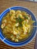 Sopita de olluco con fideo