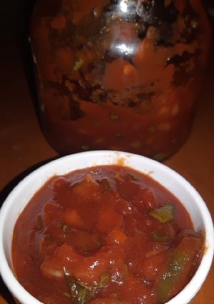 صورة لوصفة صوص المطاعم الحار