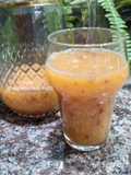 Cocktail fruité avec la pulpe d'orange 🍊 et la chair de fraise 🍓
