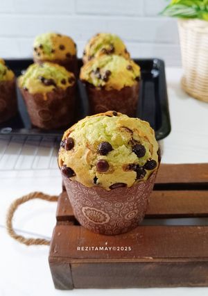 Foto resep Muffin Pandan No Mixer