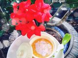Chè đậu xanh cốt dừaChuối áp chảo rắc quế