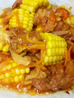 Foto resep Udang Tepung Jagung Asam Manis