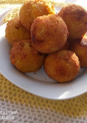 Potato balls ainihin hoton girkin