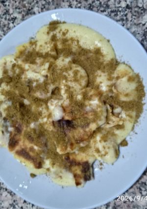 Une photo de Flan de pois chiches