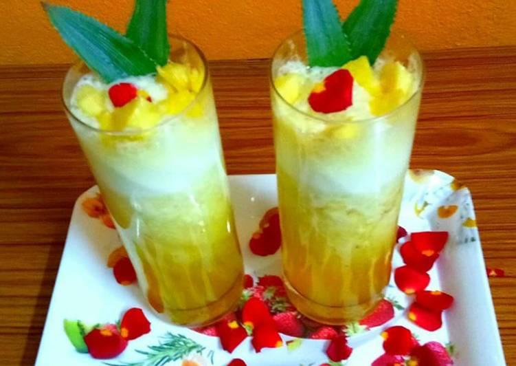 Recipe of Super Quick Homemade Fresh Pineapple juice
