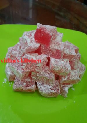 Foto resep Turkish delight