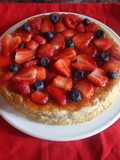 Cheese cake de frutos rojos Vegetariano