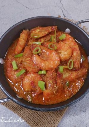 Foto resep Udang saos Padang